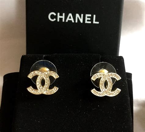 how much are chanel stud earrings|chanel cc earrings price list.